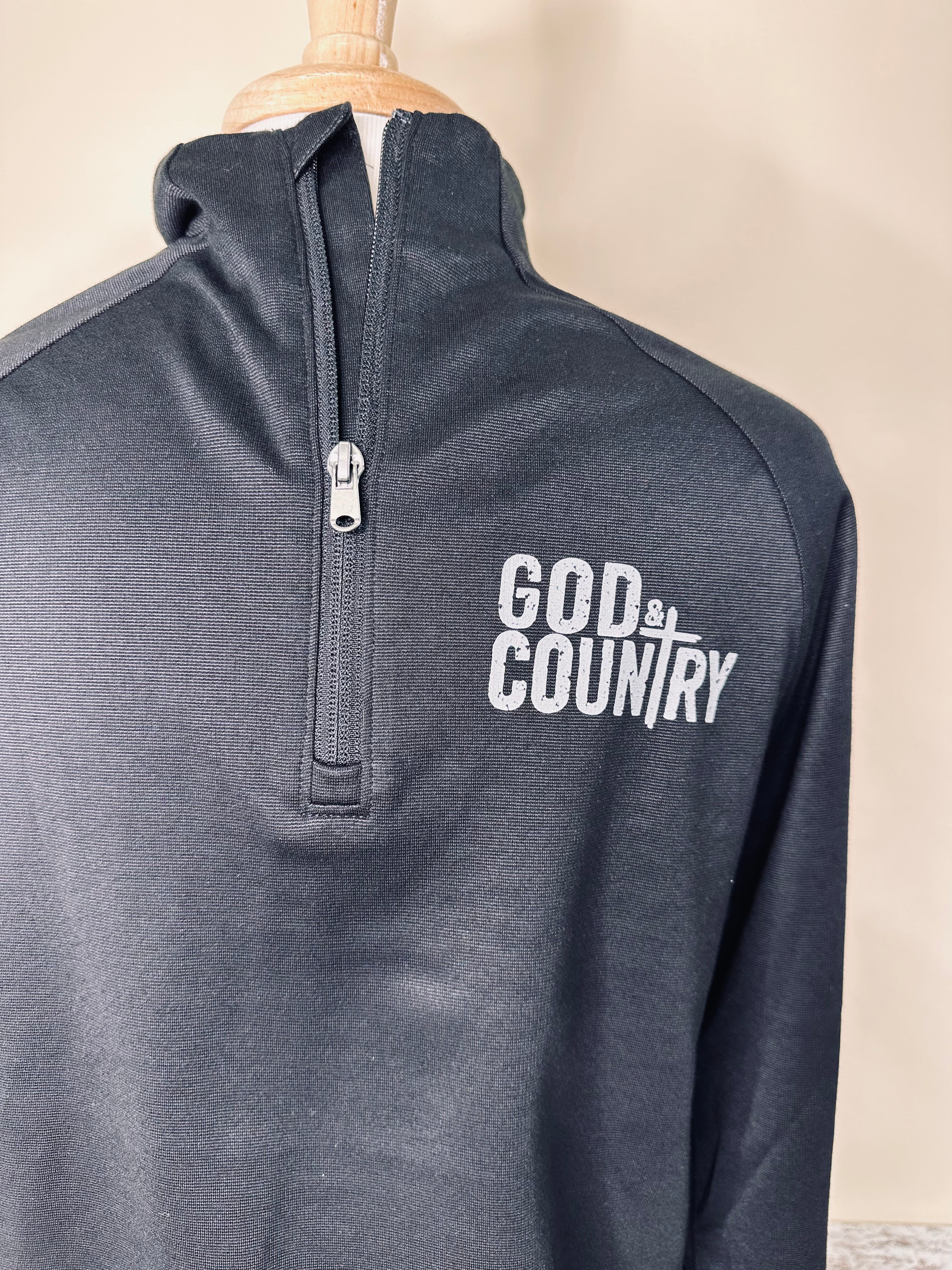 JD: God and Country Lightweight 1/4 Zip