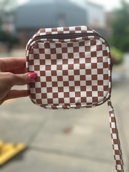 Checkered Travel Bag