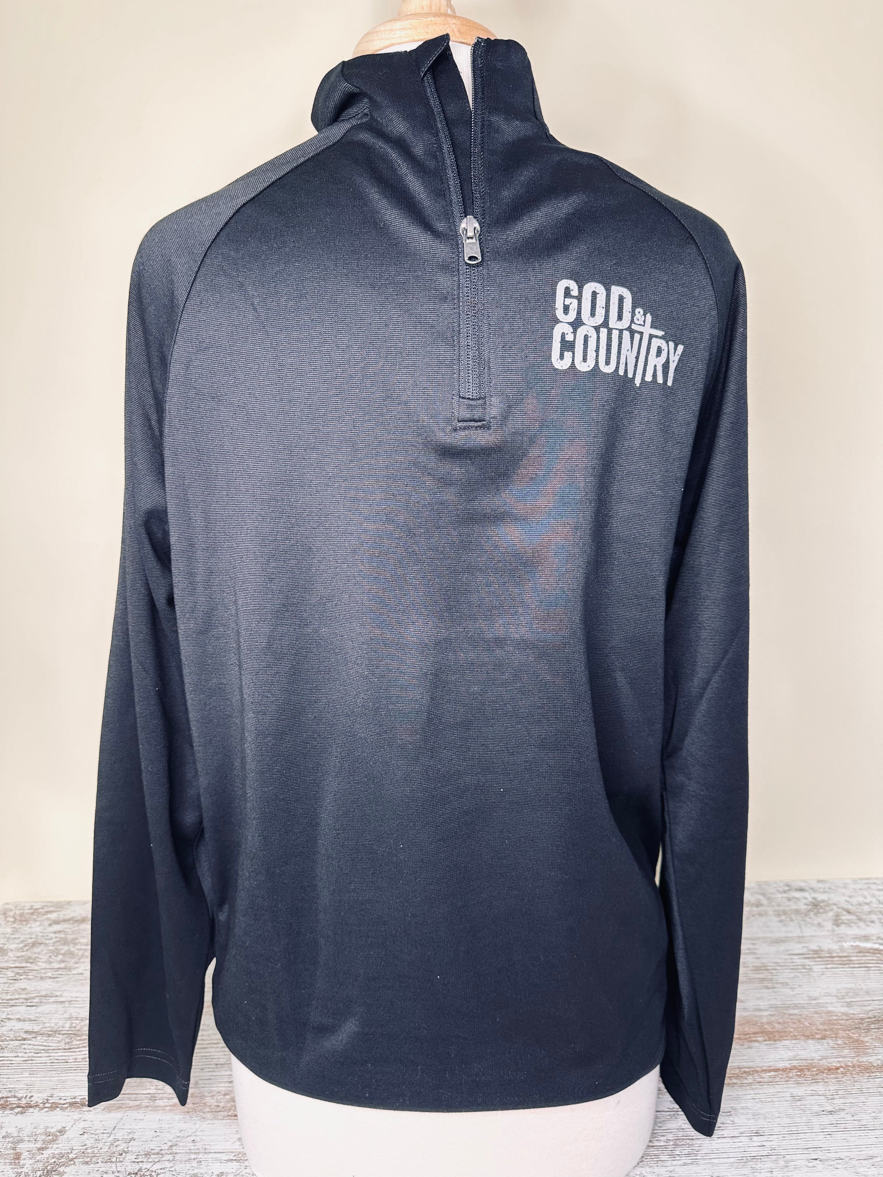 JD: God and Country Lightweight 1/4 Zip