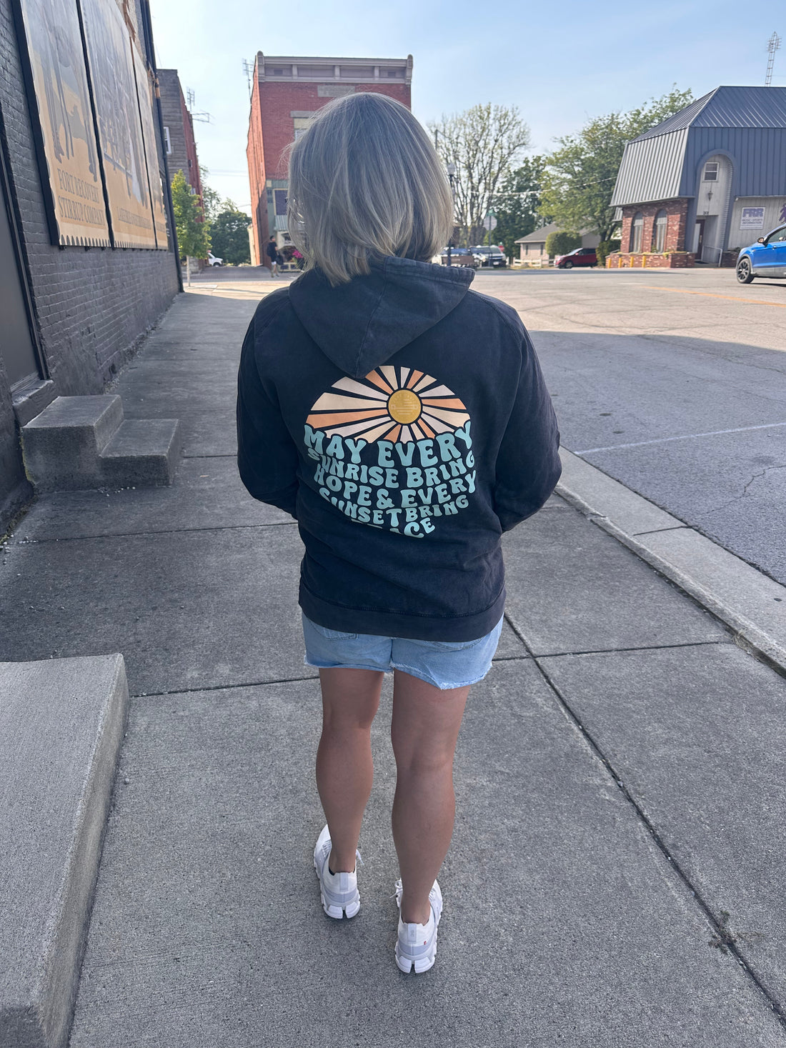 JD: Vintage Hope and Peace Hoodie