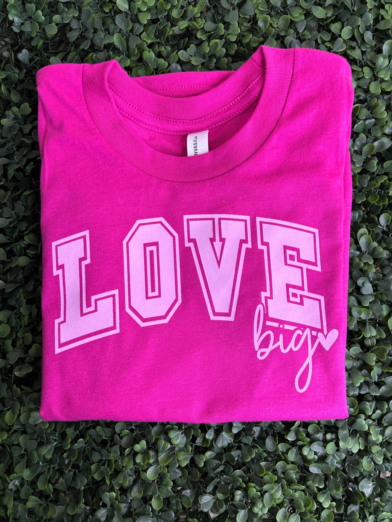 Love Big Varsity Youth Tee