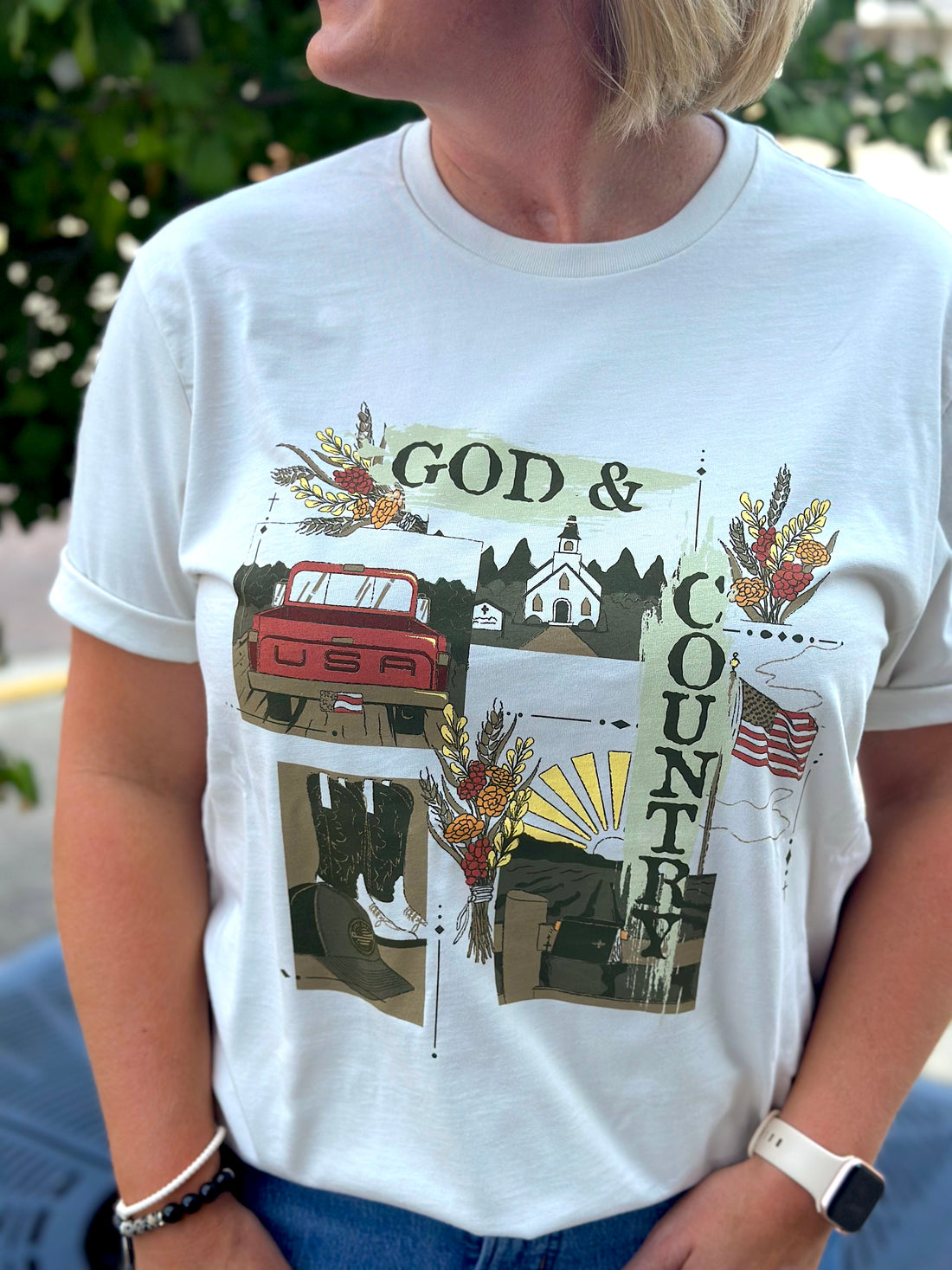 JD: God and Country Way of Life Tee