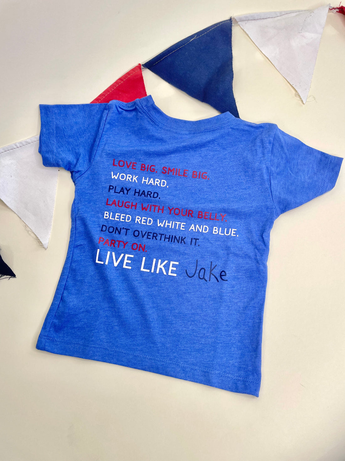 JD: Youth Blue Live Like Jake Tee