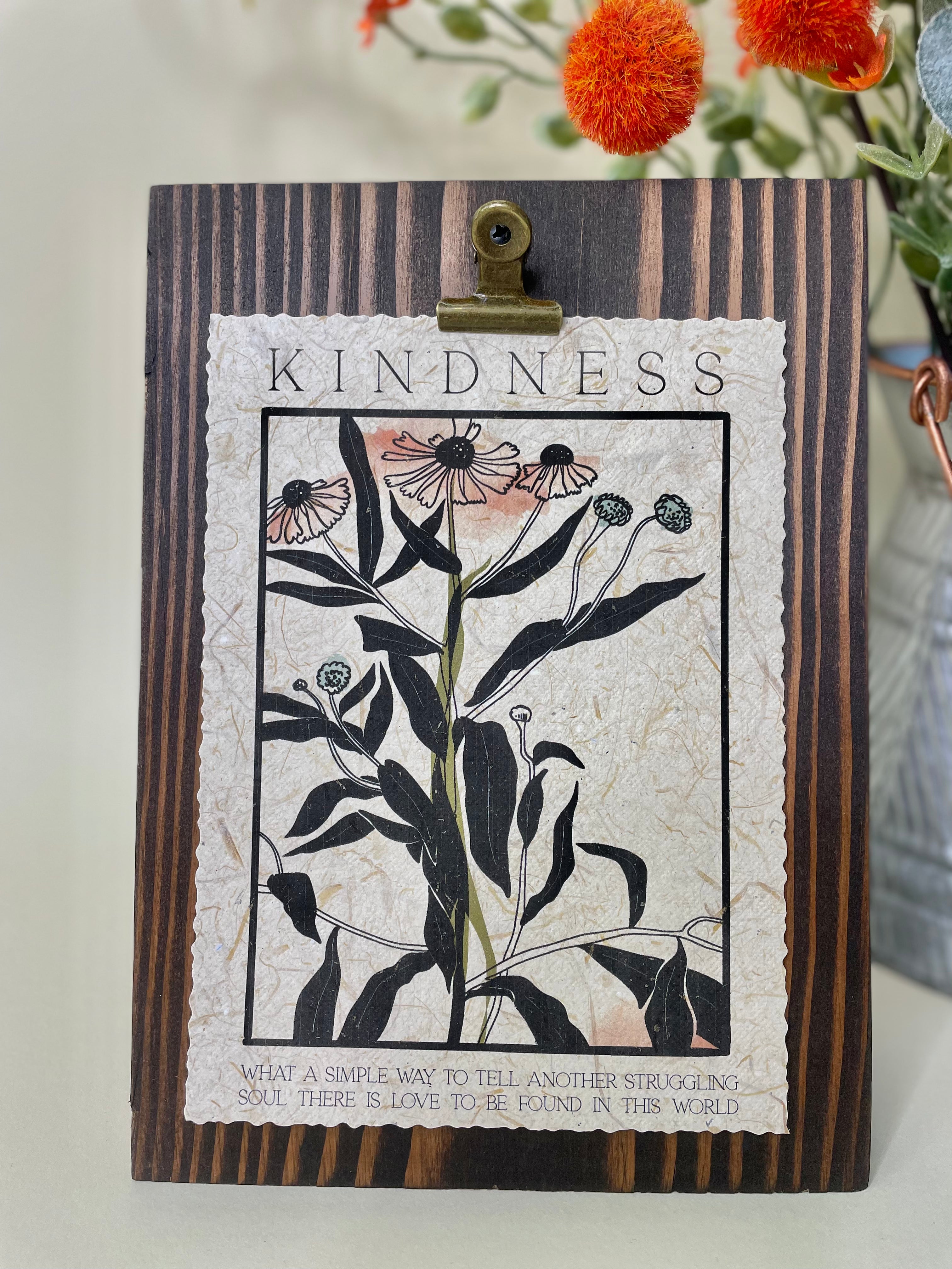 Kindness Paper Sign