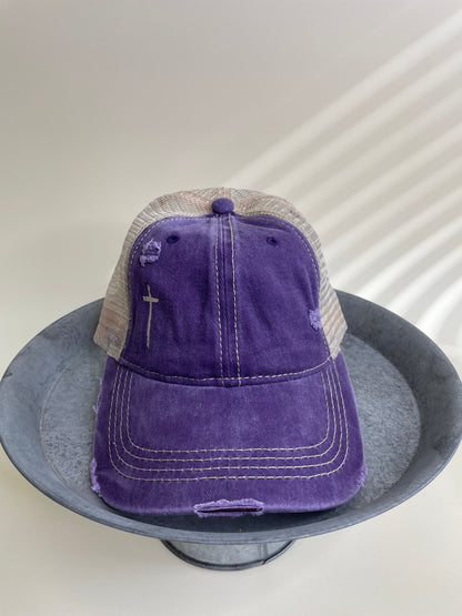 JD: Purple Cross Hat