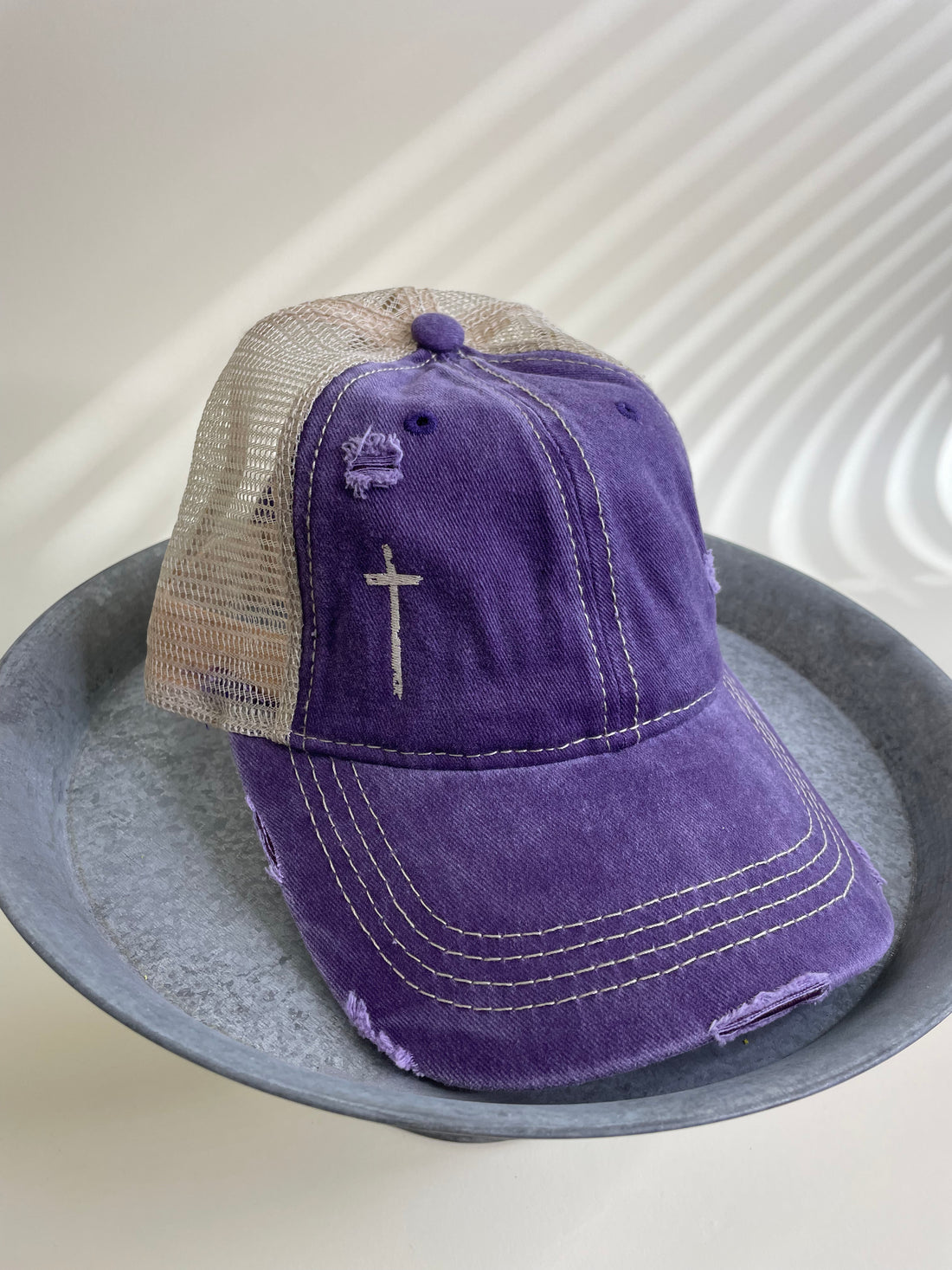 JD: Purple Cross Hat