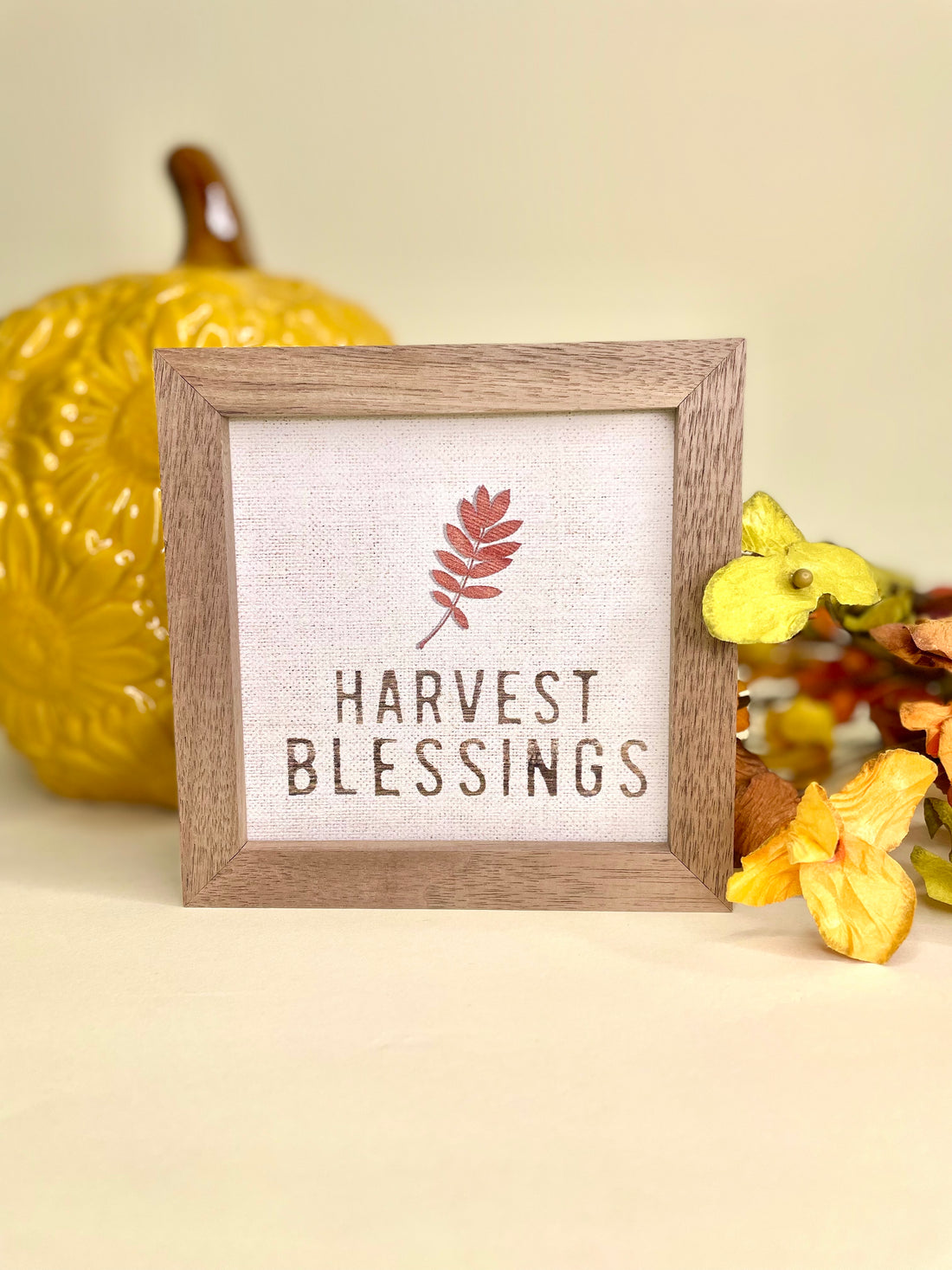 Harvest Blessings Sign