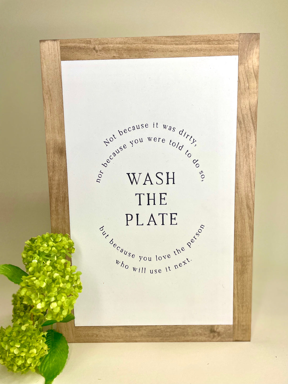 Wash the Plate