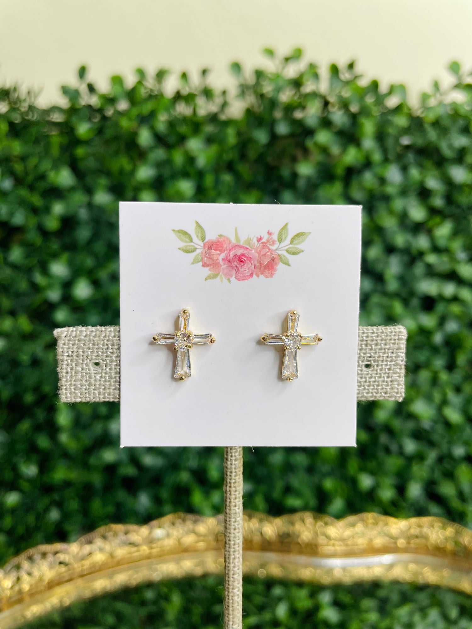 EAR31- McVan Cross Earrings