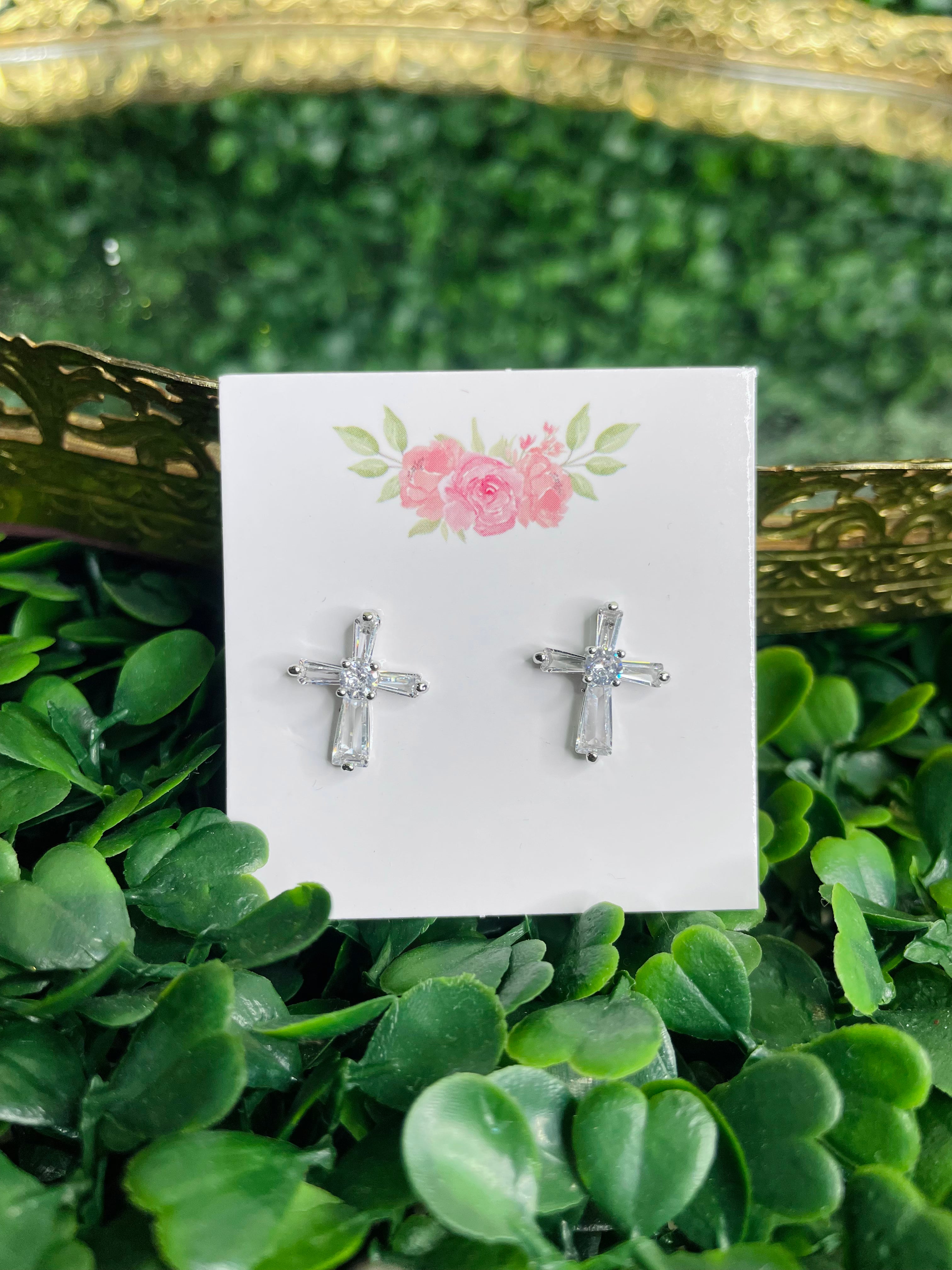 EAR1- McVan Cross Earrings