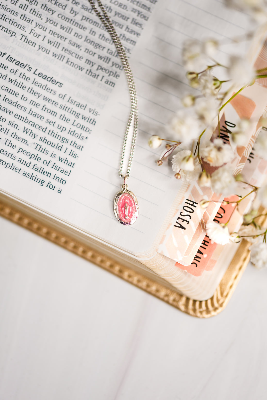 L1203MIP- McVan Pink Miraculous Necklace