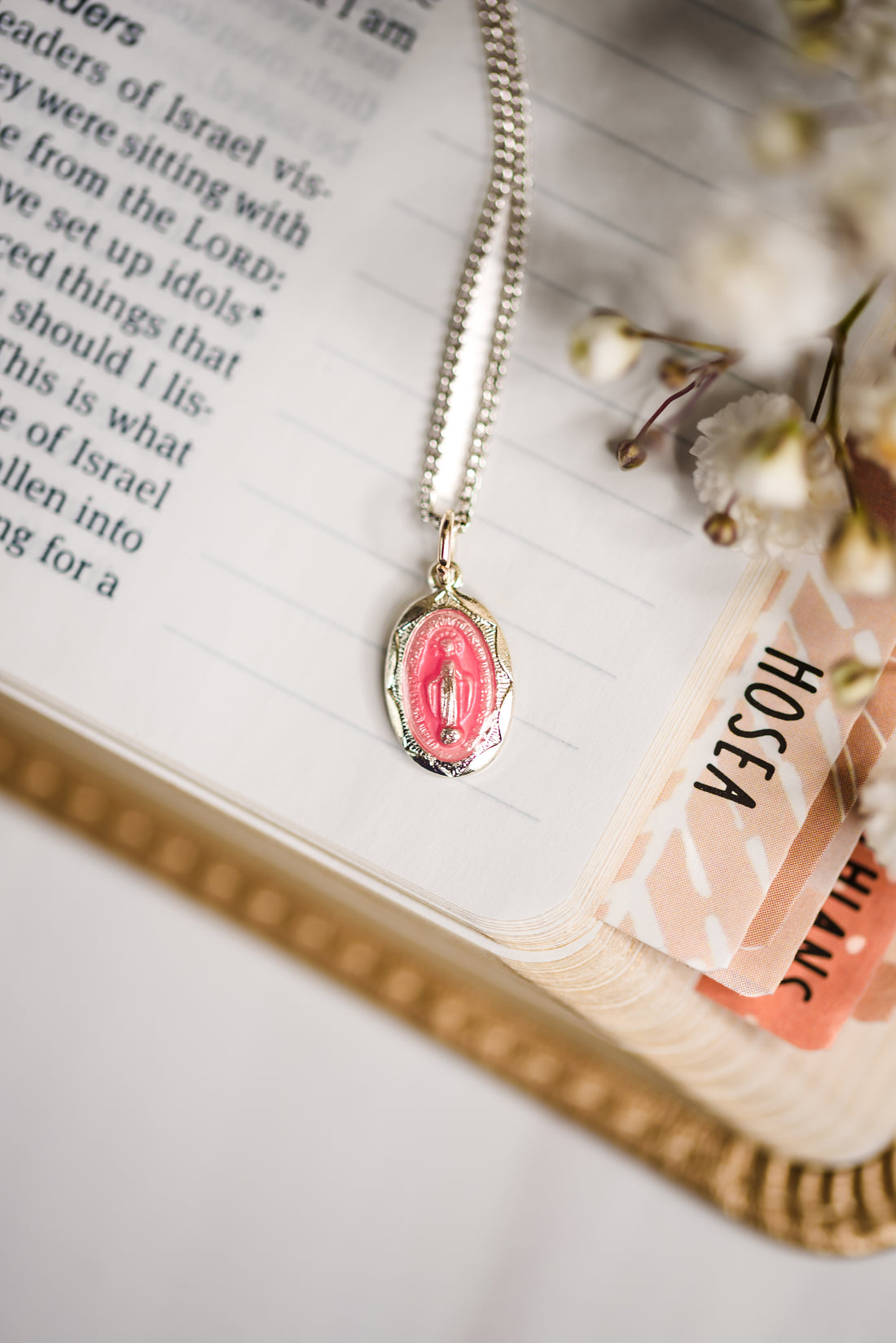 L1203MIP- McVan Pink Miraculous Necklace