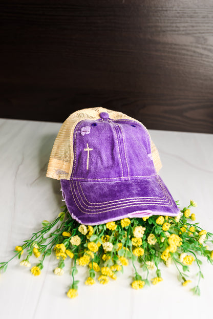 JD: Purple Cross Hat